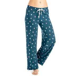 Hello Mello Carried Away Lounge Soft Pants Pajama Bottoms Size Medium/Large